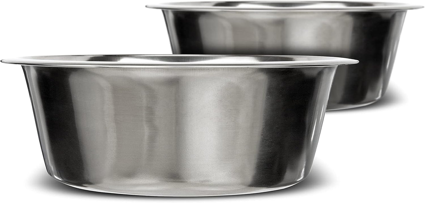 Neater Pet Brands 5-Cup Stainless Steel Dog Bowl - Replacement Bowl for Medium Deluxe Neater Feeder, Dishwasher Safe Metal Dish for Dog Food or Water