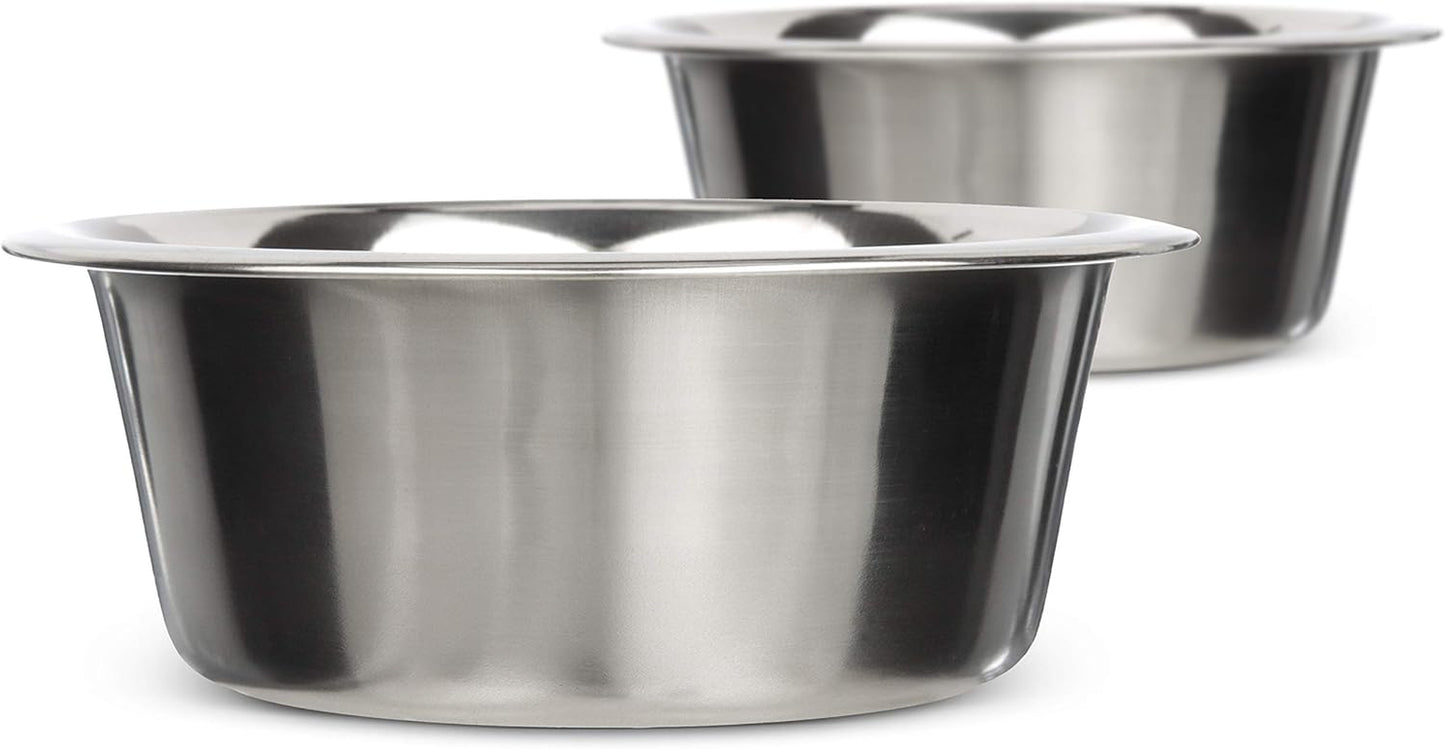 Neater Pet Brands 5-Cup Stainless Steel Dog Bowl - Replacement Bowl for Medium Deluxe Neater Feeder, Dishwasher Safe Metal Dish for Dog Food or Water
