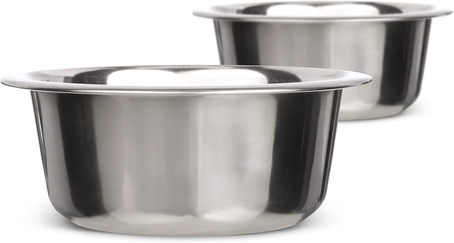 Neater Pet Brands 5-Cup Stainless Steel Dog Bowl - Replacement Bowl for Medium Deluxe Neater Feeder, Dishwasher Safe Metal Dish for Dog Food or Water