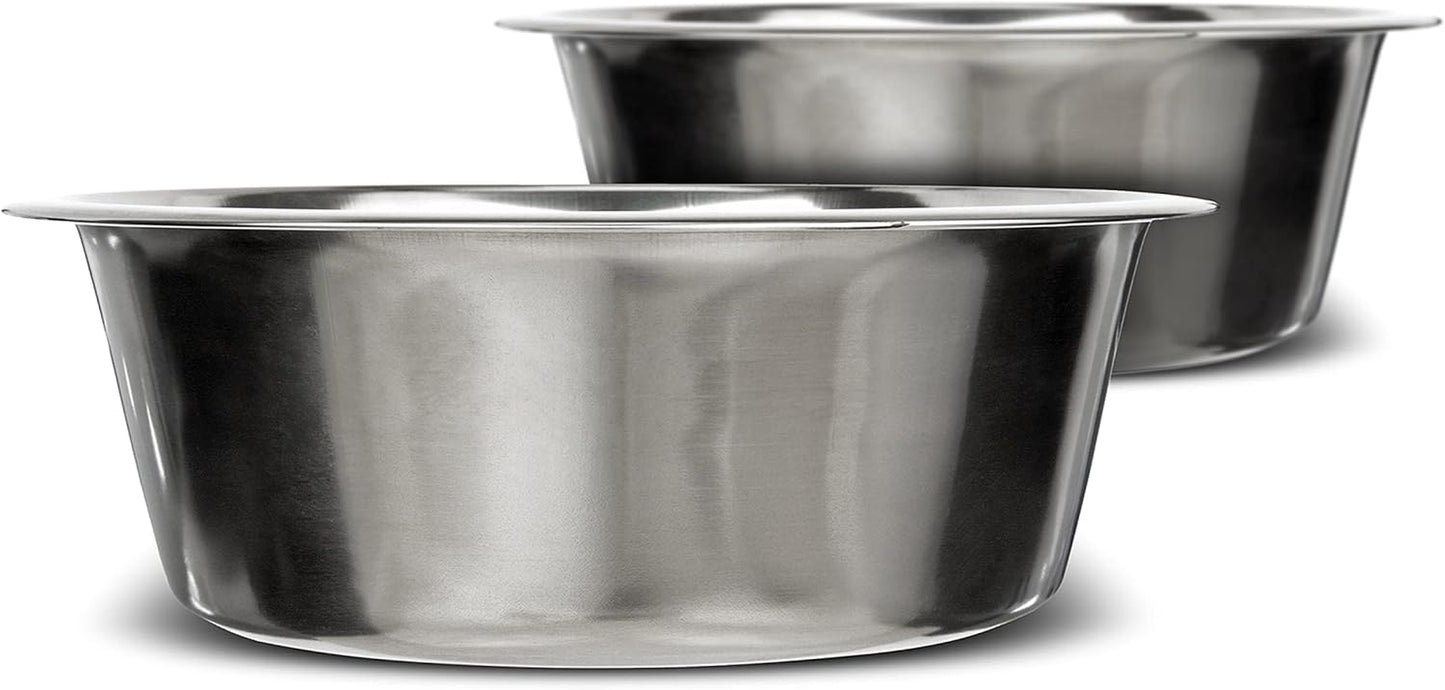 Neater Pet Brands 5-Cup Stainless Steel Dog Bowl - Replacement Bowl for Medium Deluxe Neater Feeder, Dishwasher Safe Metal Dish for Dog Food or Water