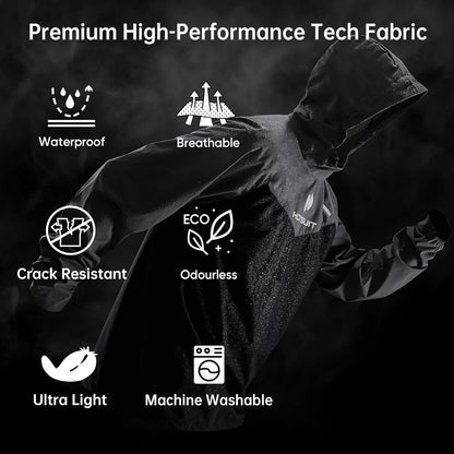 HOTSUIT Sauna Suit for Men Sweat Sauna Jacket Pant Gym Workout Sweat Suits