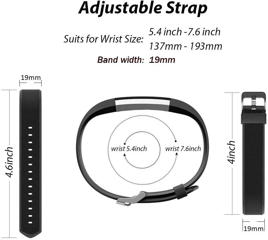 ZURURU Replacement Bands for Veryfitpro ID115Plus HR Fitness Tracker Smart Watch